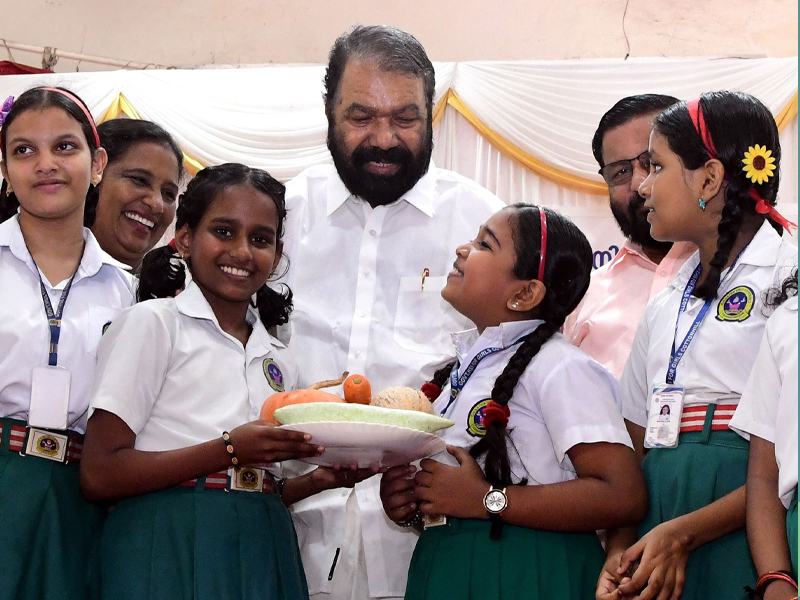 State School Kalolsavam: Food items collected through resource collection were received