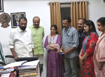 Life-24 Samagra Shiksha Keralam submits report of special project to Minister of Public Education