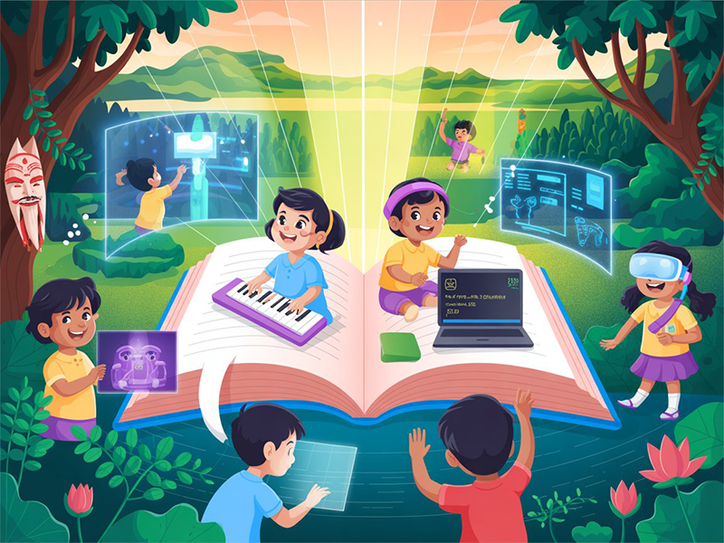 Music, game development, and animation are all included in the new ICT textbooks.